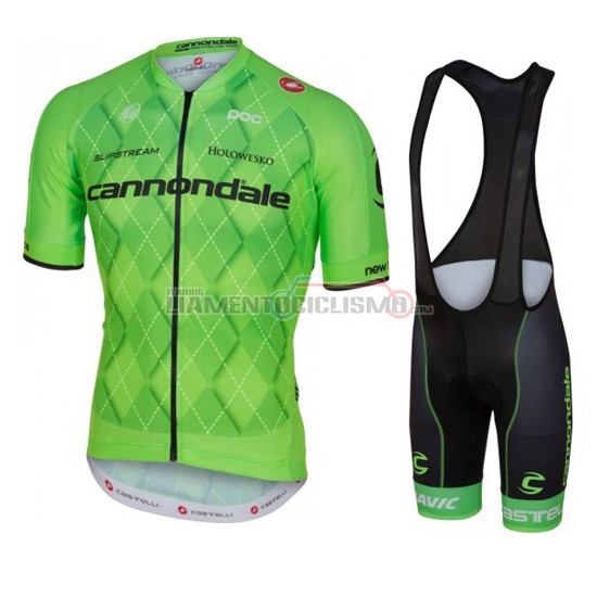 Abbigliamento Ciclismo Cannondale 2016 nero e verde